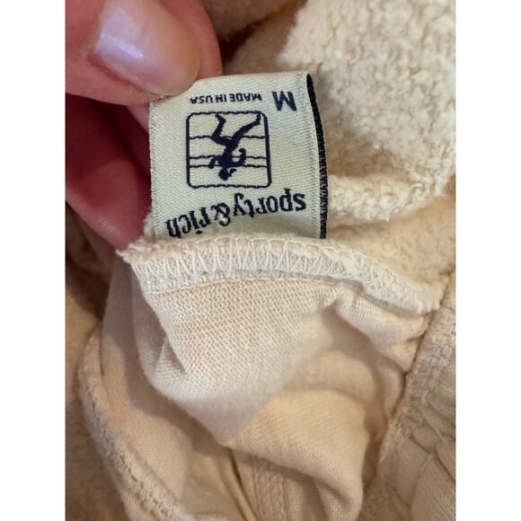 Sporty & Rich Team Logo Sweatpants Beige M - Picture 8 of 9